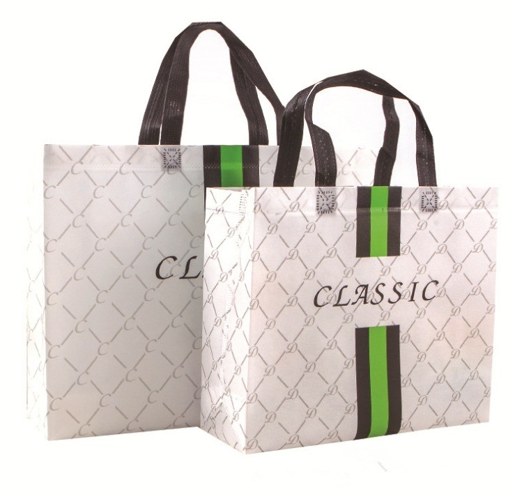 Sacos de compras não tecidos, com estilo dobrável e material não tecido