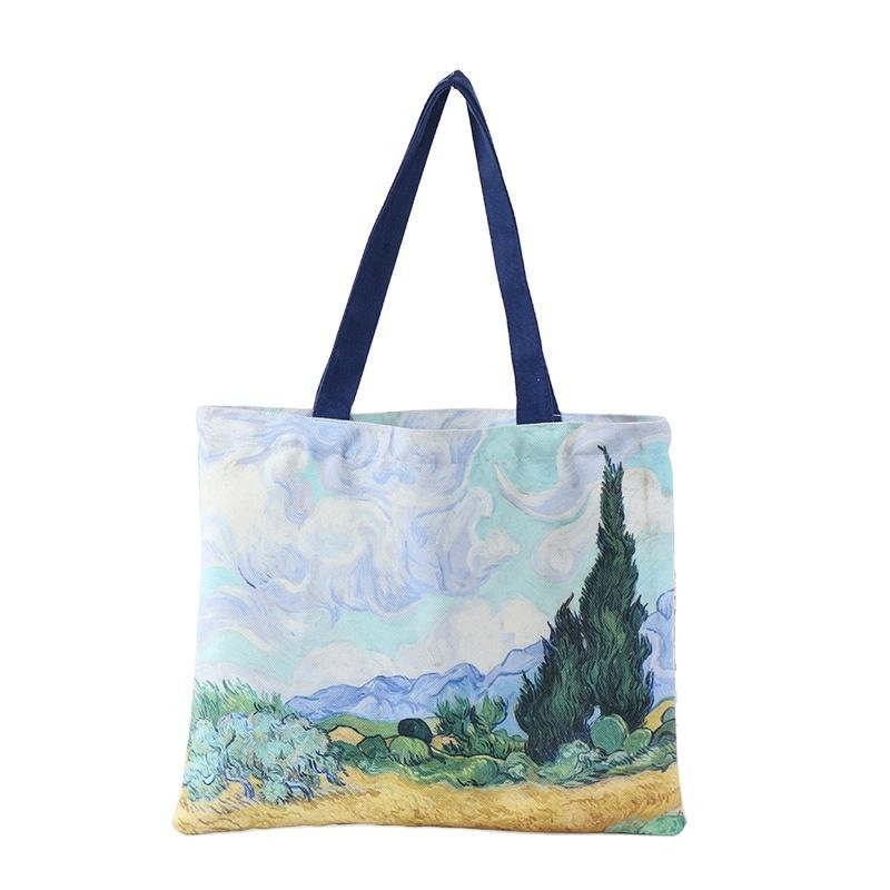 Logotipo personalizado Impresso Reciclado Reutilizável Sublimação Tote Saco para Negócios Compras de Alimentos