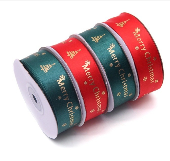 Feliz Natal Alfabeto Façadeira de Margem Tecida para Decoração de Rolo de Festival Personalizado
